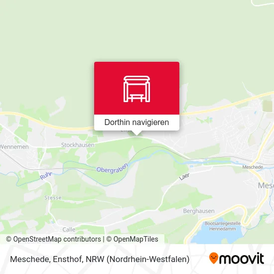 Meschede,  Ensthof Karte