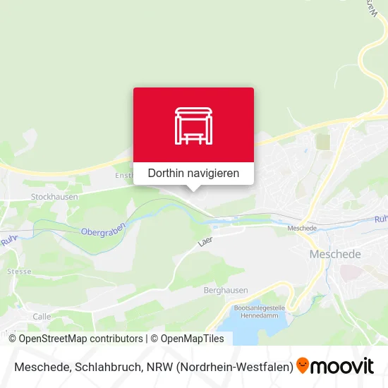 Meschede, Schlahbruch Karte