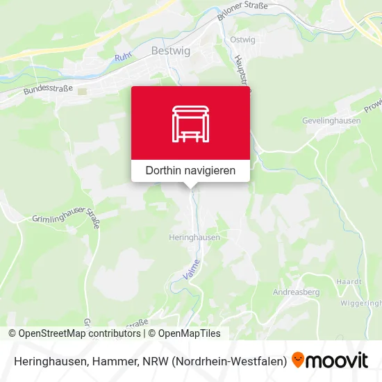 Heringhausen, Hammer Karte