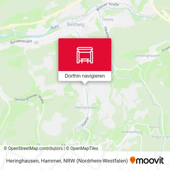 Heringhausen, Hammer Karte