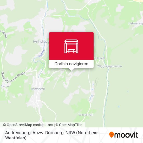 Andreasberg, Abzw. Dörnberg Karte