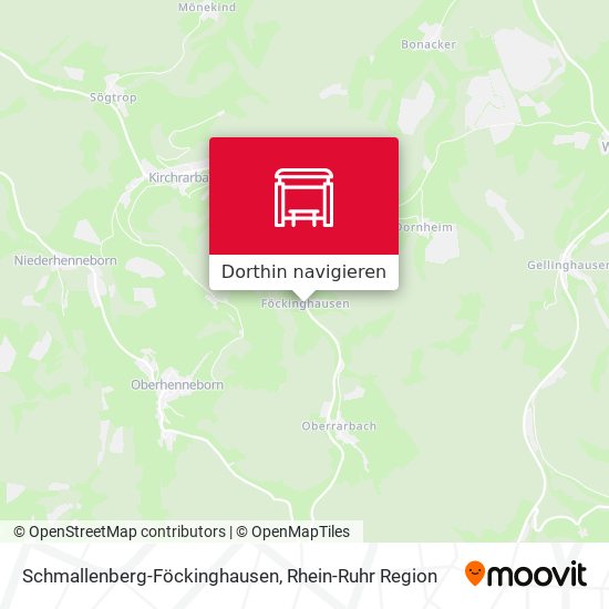Schmallenberg-Föckinghausen Karte
