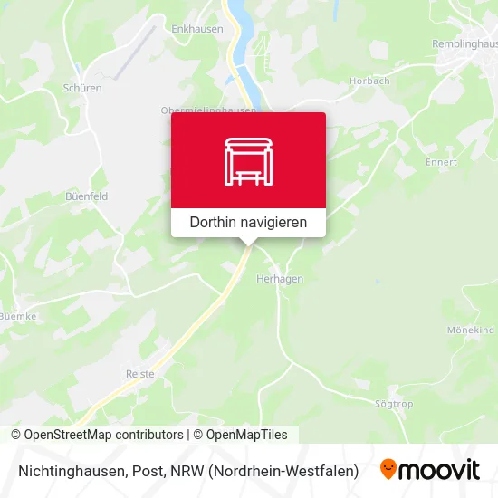 Nichtinghausen, Post Karte