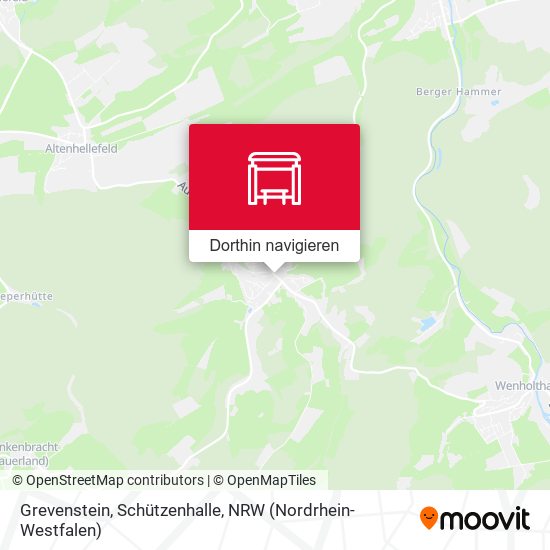 Grevenstein, Schützenhalle Karte