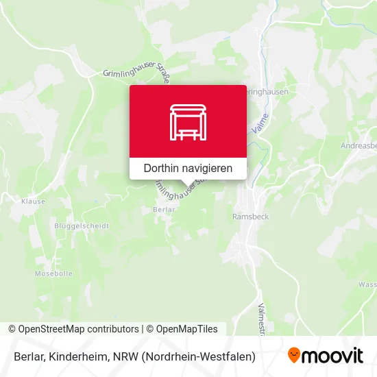 Berlar, Kinderheim Karte