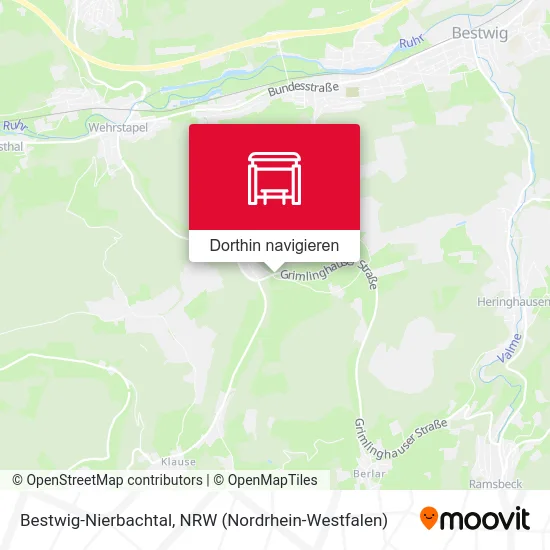 Bestwig-Nierbachtal Karte