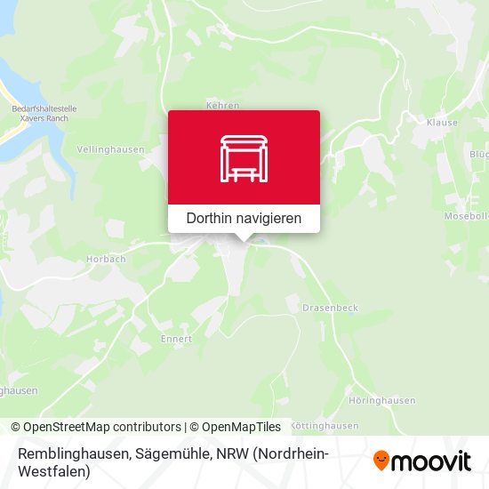 Remblinghausen, Sägemühle Karte