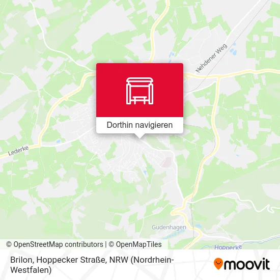 Brilon, Hoppecker Straße Karte