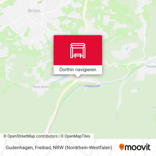 Gudenhagen, Freibad Karte