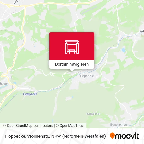 Hoppecke, Violinenstr. Karte