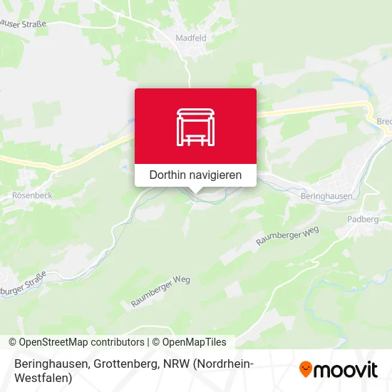 Beringhausen, Grottenberg Karte