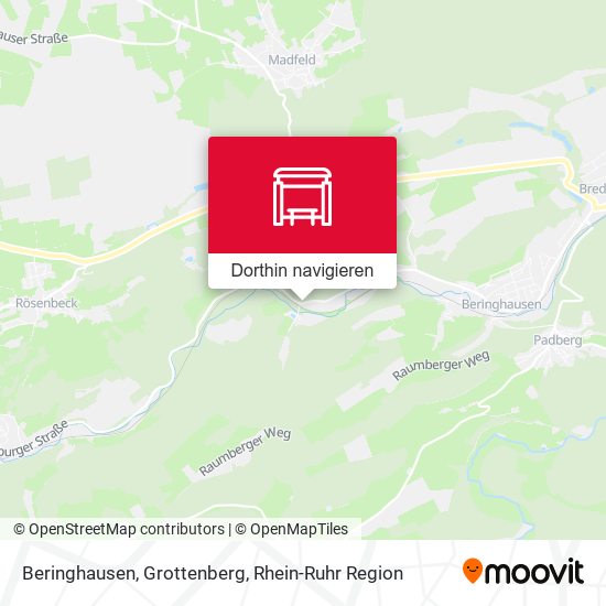 Beringhausen, Grottenberg Karte