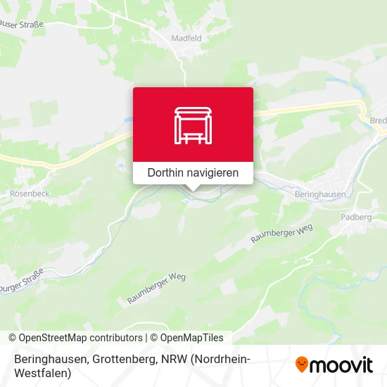 Beringhausen, Grottenberg Karte