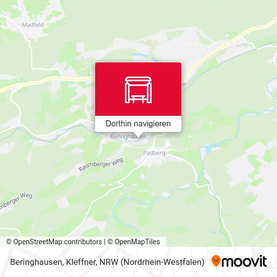 Beringhausen, Kleffner Karte