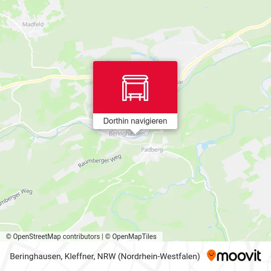 Beringhausen, Kleffner Karte