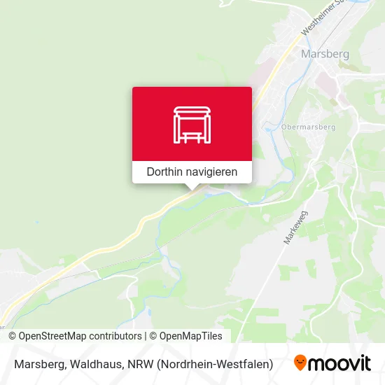 Marsberg, Waldhaus Karte