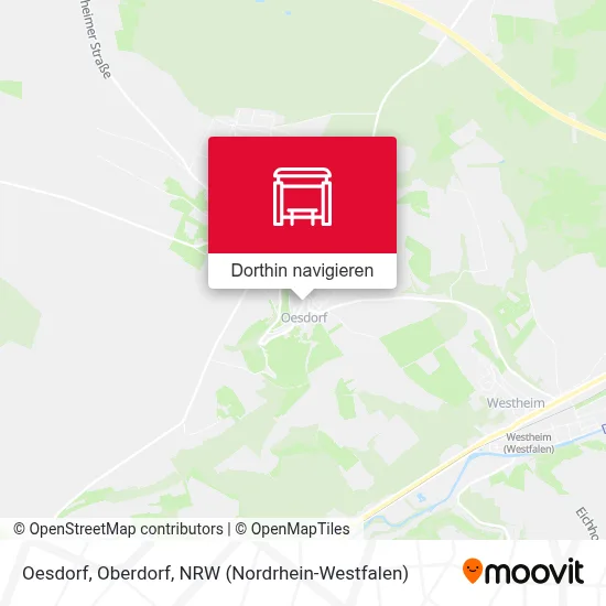 Oesdorf, Oberdorf Karte