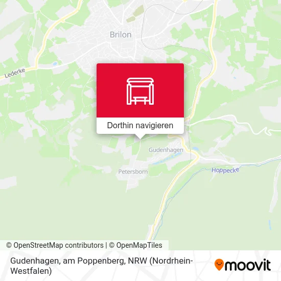 Gudenhagen, am Poppenberg Karte