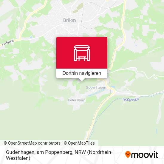 Gudenhagen, am Poppenberg Karte