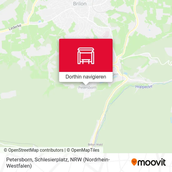 Petersborn, Schlesierplatz Karte