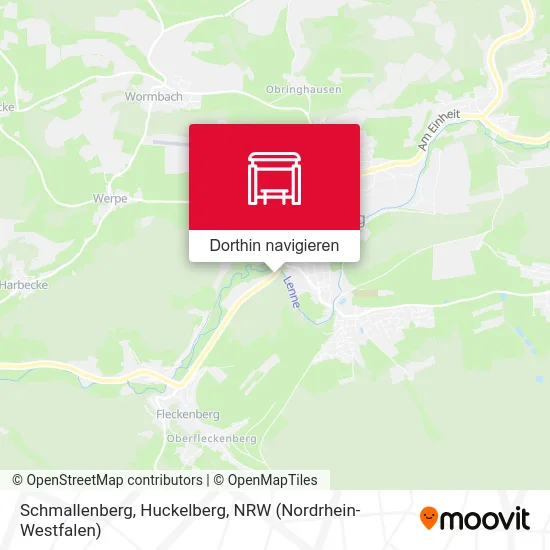 Schmallenberg, Huckelberg Karte
