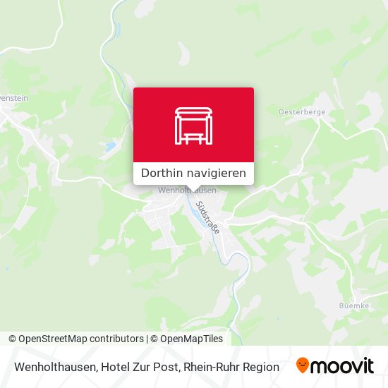 Wenholthausen, Hotel Zur Post Karte