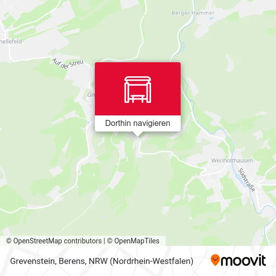 Grevenstein, Berens Karte