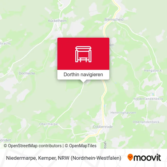 Niedermarpe, Kemper Karte