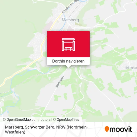 Marsberg, Schwarzer Berg Karte