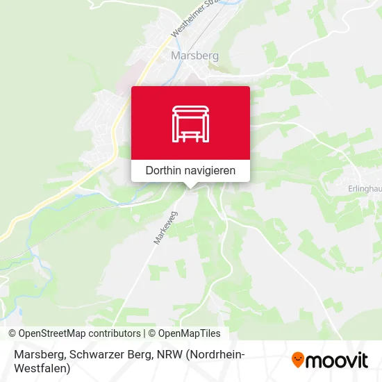 Marsberg, Schwarzer Berg Karte