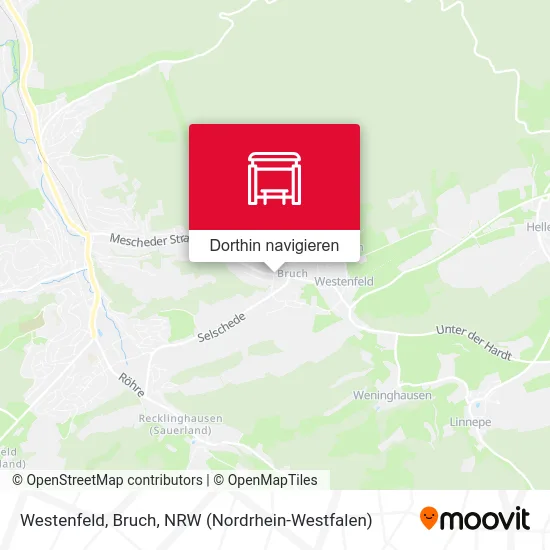 Westenfeld, Bruch Karte