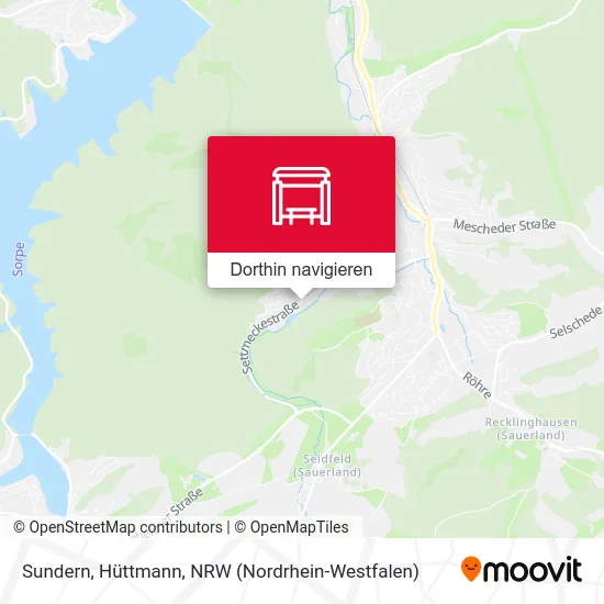 Sundern, Hüttmann Karte