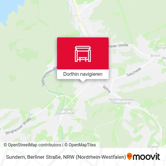 Sundern, Berliner Straße Karte