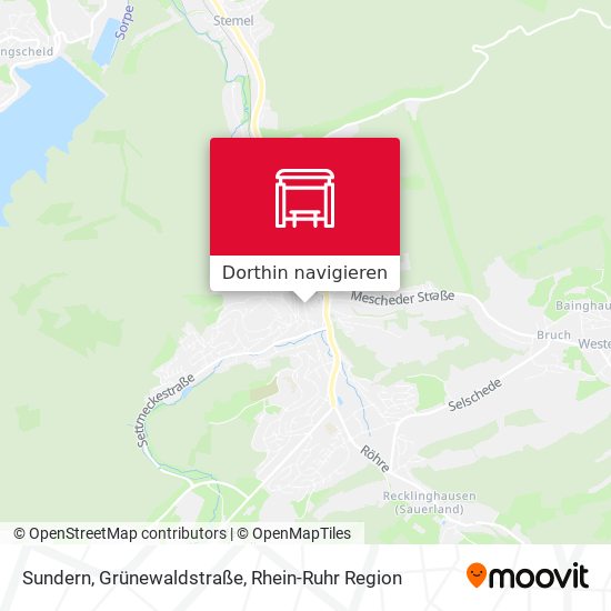 Sundern, Grünewaldstraße Karte