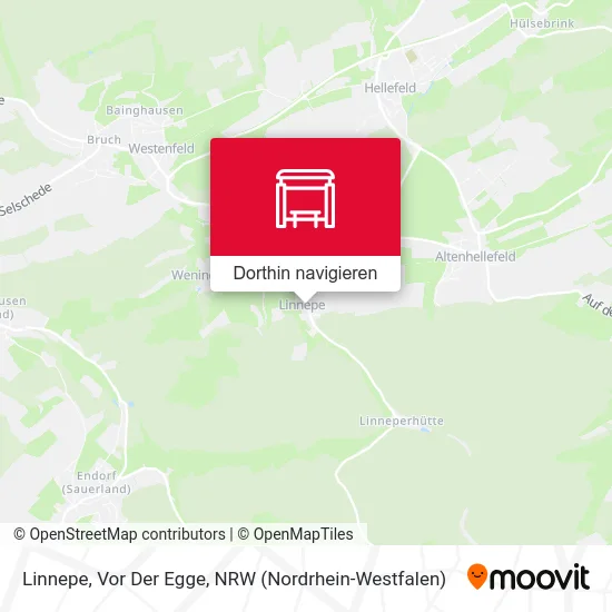 Linnepe, Vor Der Egge Karte