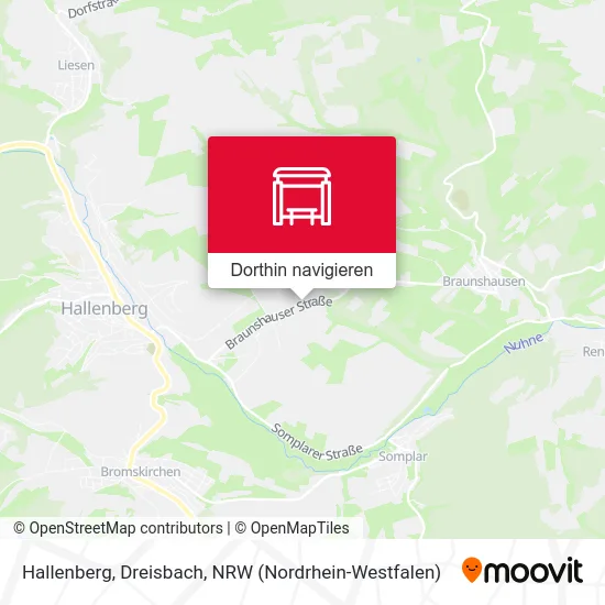 Hallenberg, Dreisbach Karte