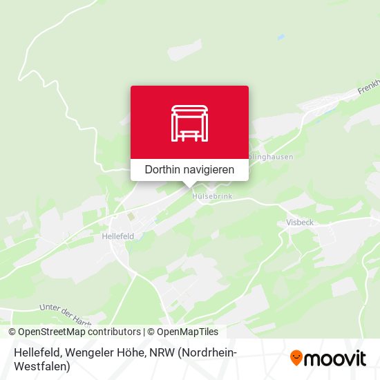 Hellefeld, Wengeler Höhe Karte