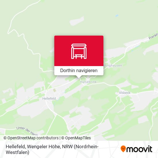 Hellefeld, Wengeler Höhe Karte