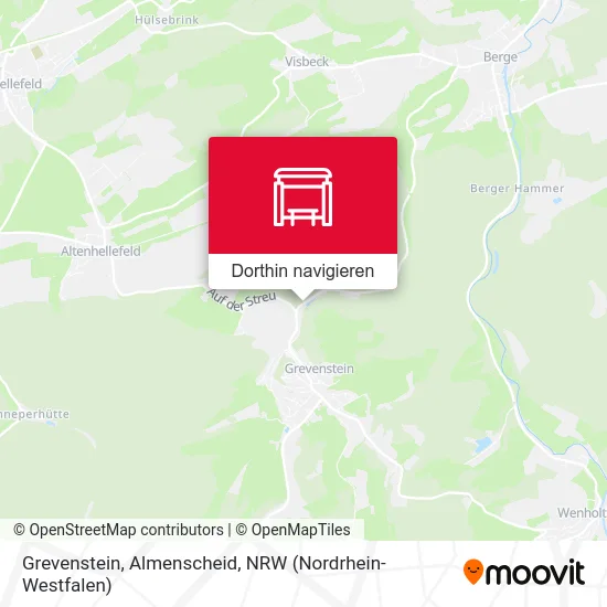 Grevenstein, Almenscheid Karte