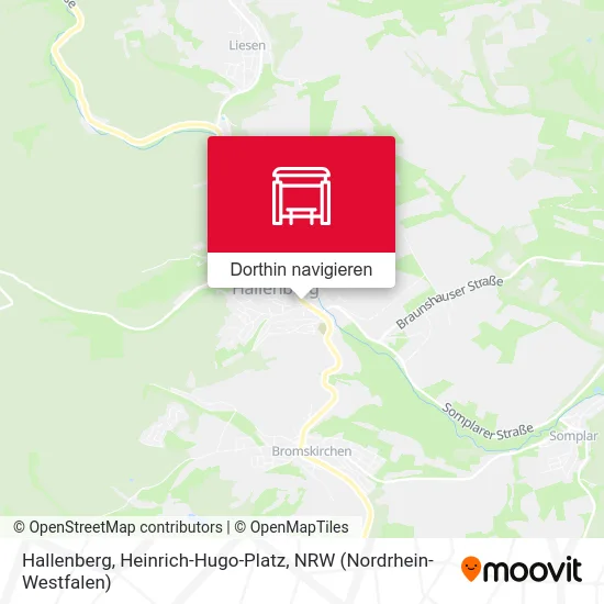 Hallenberg, Heinrich-Hugo-Platz Karte