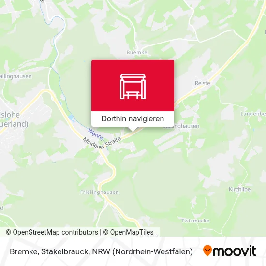 Bremke, Stakelbrauck Karte