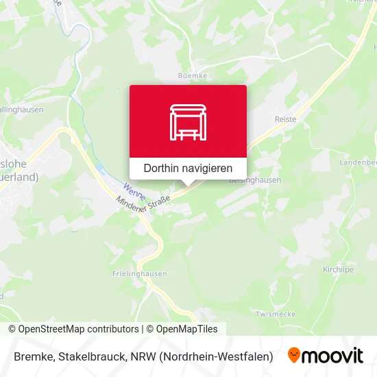 Bremke, Stakelbrauck Karte