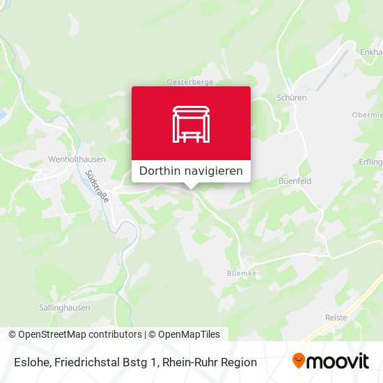 Eslohe, Friedrichstal Bstg 1 Karte