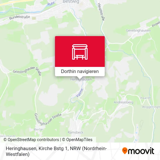 Heringhausen, Kirche Bstg 1 Karte