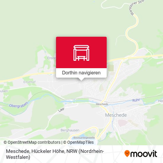 Meschede, Hückeler Höhe Karte