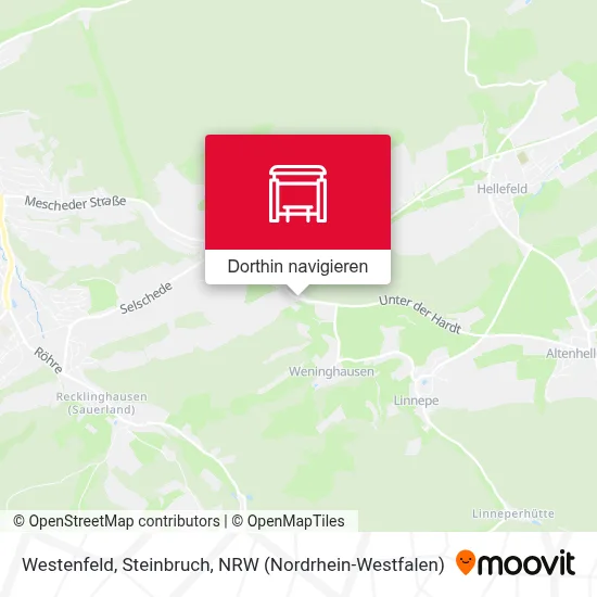 Westenfeld, Steinbruch Karte