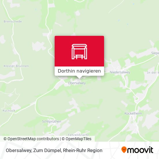 Obersalwey, Zum Dümpel Karte