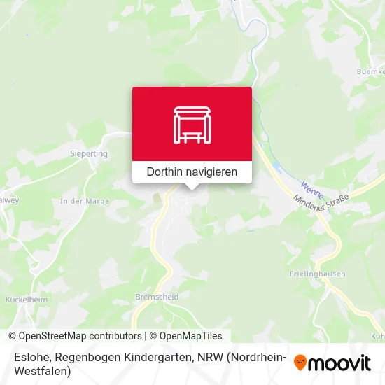 Eslohe, Regenbogen Kindergarten Karte