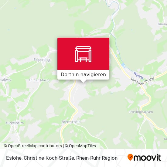 Eslohe, Christine-Koch-Straße Karte