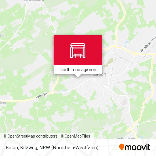 Brilon, Kitzweg Karte